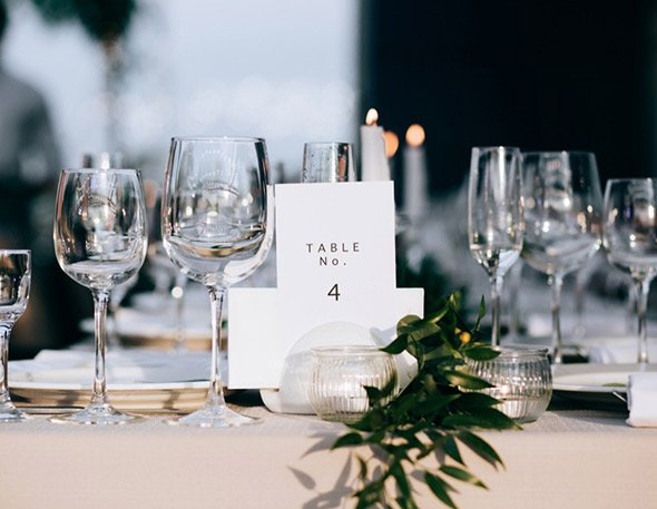 Table Closeup - Event Management