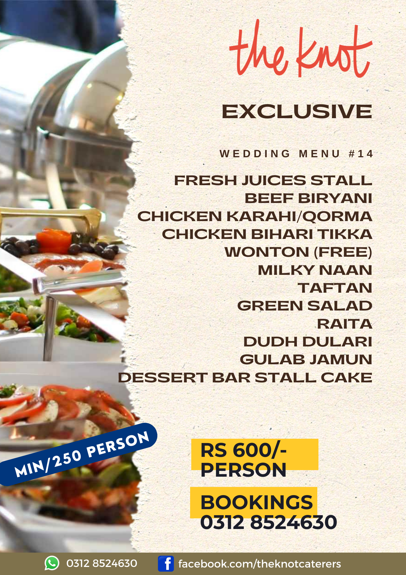 wedding catering menu 14