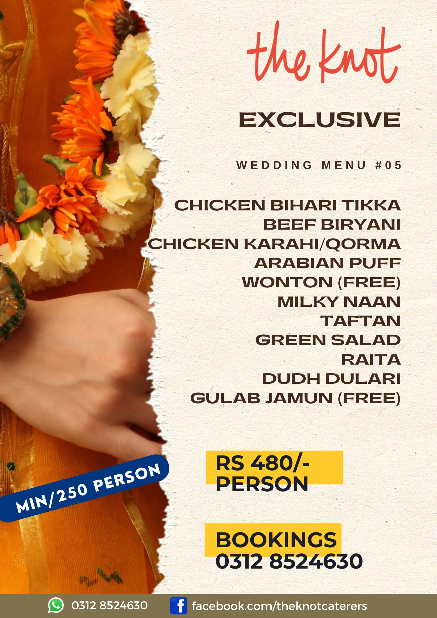 wedding catering menu 5