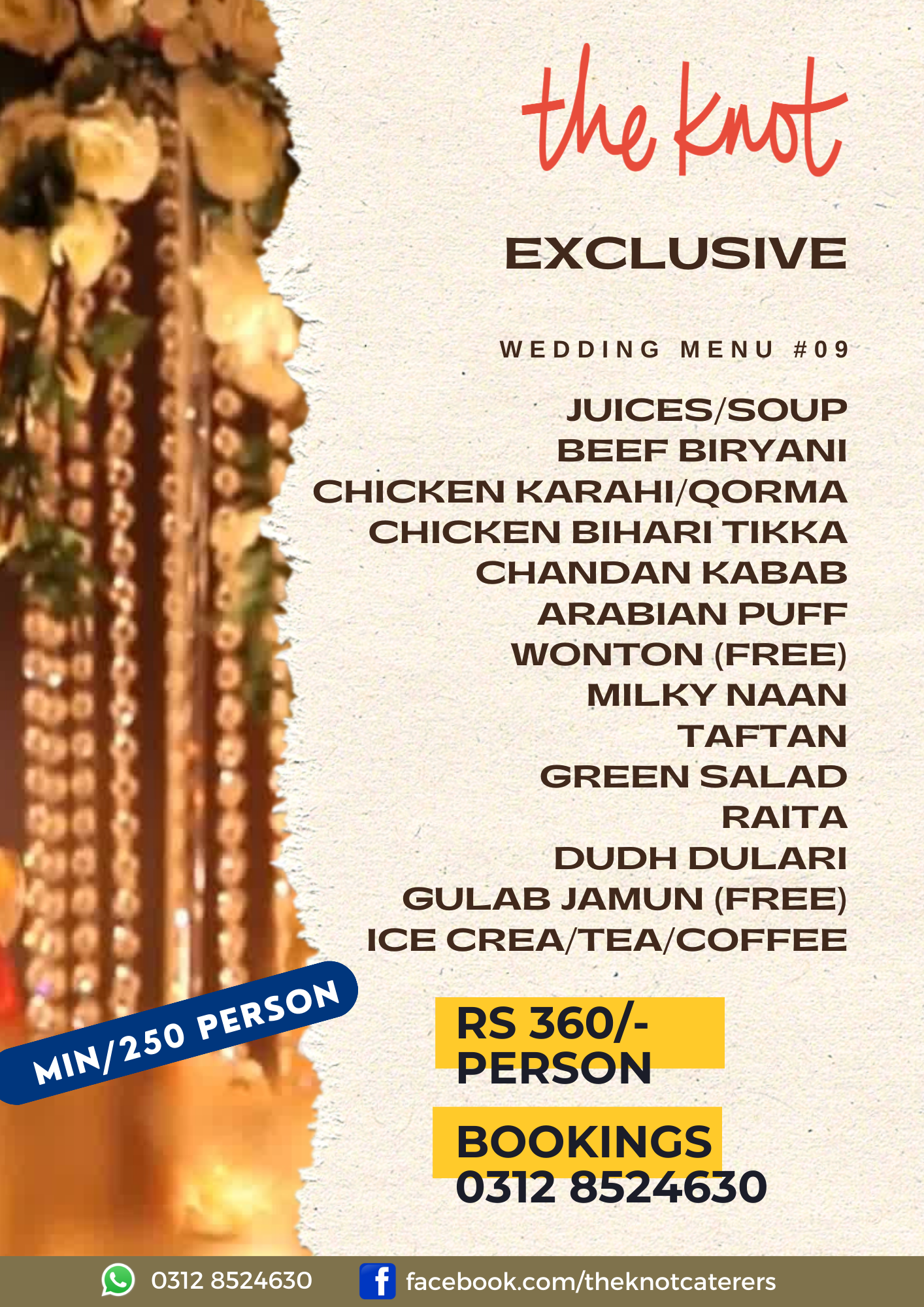 wedding catering menu 9
